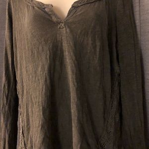 Free people lace patches top